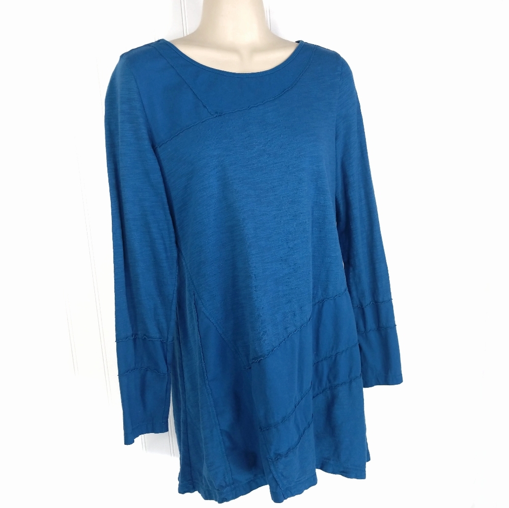 NEON BUDDHA Layered Look Long Sleeve Top S